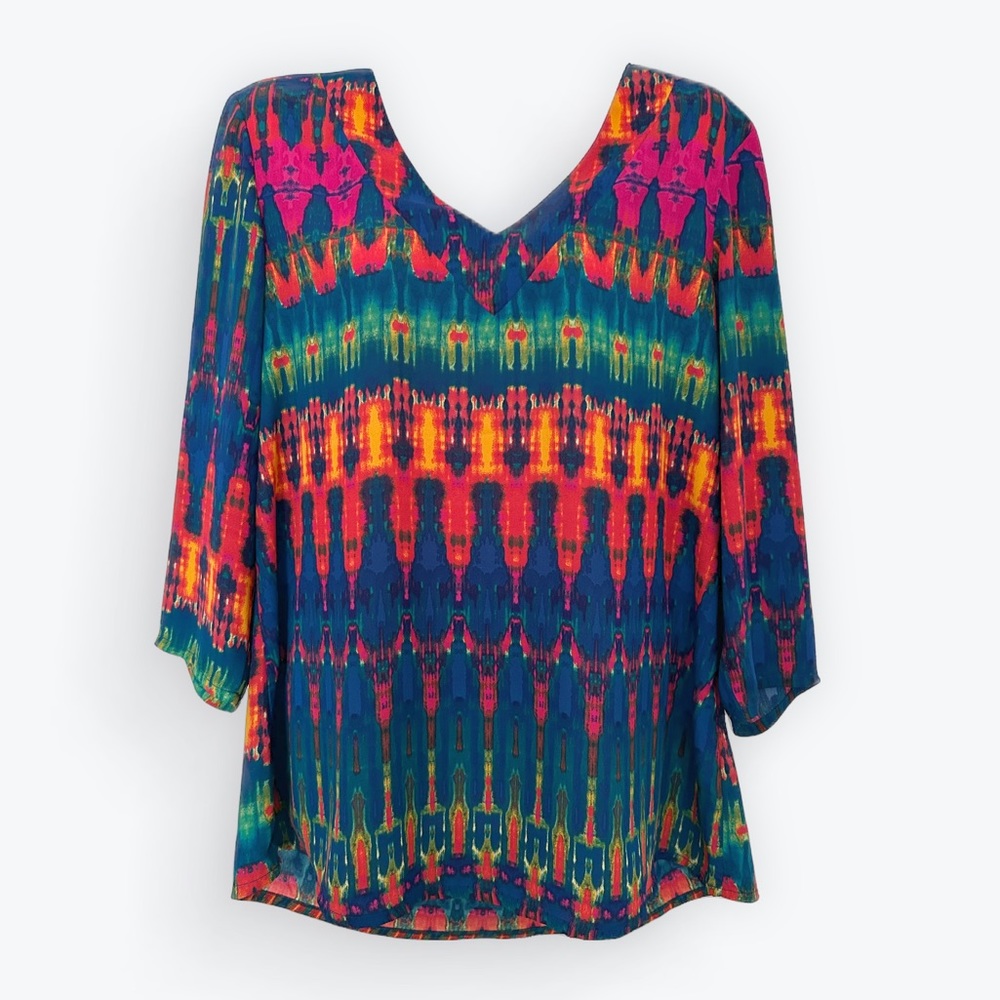 Heat Map Pattern Signature Studio Blouse